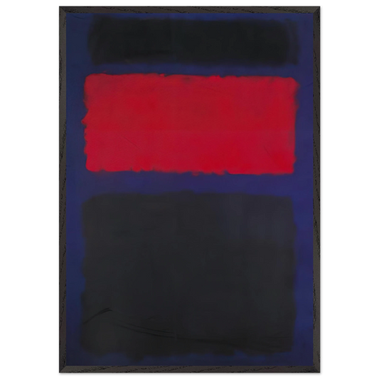 Cubierta - 1960 - Mark Rothko Framed Art Print – Black Wooden Frame - Default Title - -Framed Art Print