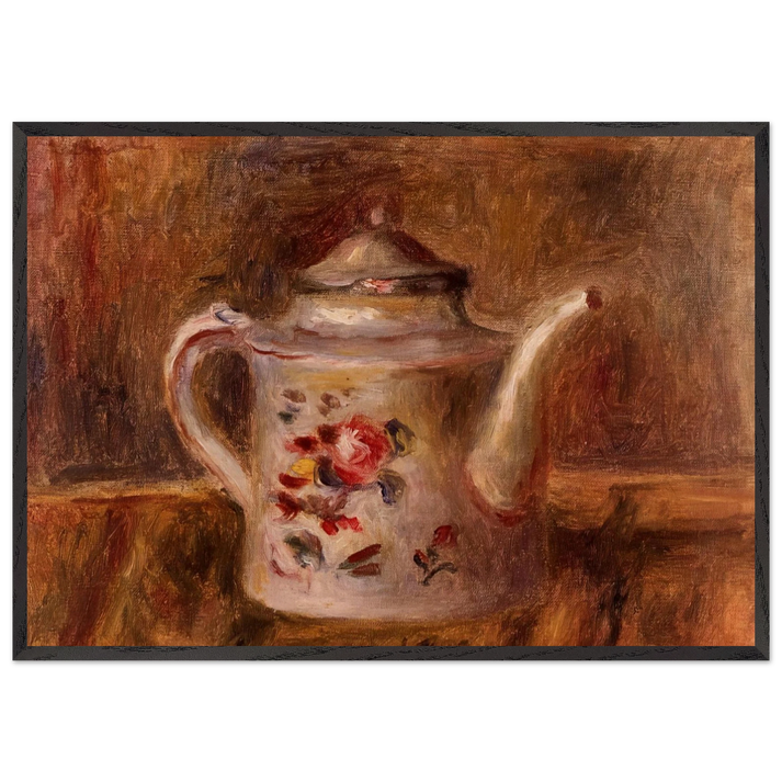 Watering Can - Pierre-Auguste Renoir 70x100 cm / 28x40 inches Framed Art Print – Black Wooden Frame