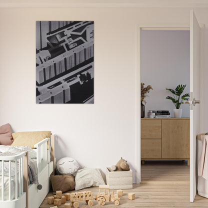 TOWNSCAPE SL 1969 0 - Gerhard Richter Brushed Aluminum Print - 70x100 cm / 28x40 inches | Gerhard Richter Aluminum Print | Gerhard Richter Prints