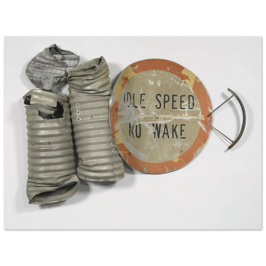 Robert Rauschenberg - NO WAKE GLUT 1986 Fine Art Poster - Default Title