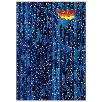 STARRY NIGHT AND THE ASTRONAUTS 1972 - Alma Woodsey Thomas Brushed Aluminum Print - 70x100 cm / 28x40 inches | Alma Woodsey Thomas Aluminum Print | Alma Woodsey Thomas Prints