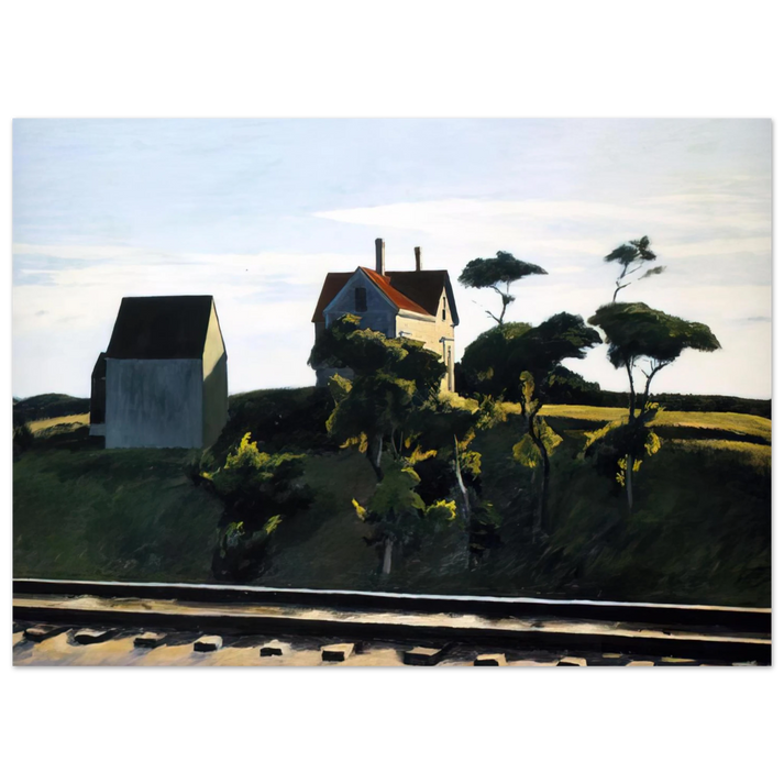 Edward Hopper - New York, New Haven and Hartford Fine Art Poster