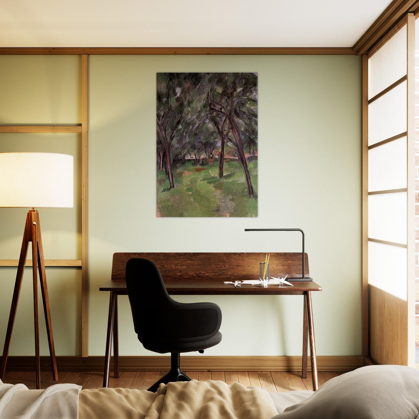 A Close - Paul Cézanne Brushed Aluminum Print - 70x100 cm / 28x40 inches | Paul Cézanne Aluminum Print | Paul Cézanne Prints