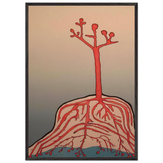 THE AINU TREE - Louise Bourgeois Framed Art Print – Black Wooden Frame - Default Title - -Framed Art Print