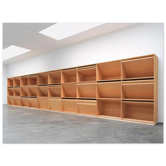 Donald Judd - Untitled Plywood - 1980 Fine Art Poster - Default Title