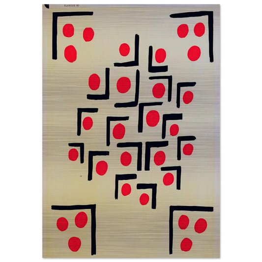 COMPOSITION 29 - Sonia Delaunay Brushed Aluminum Print - 70x100 cm / 28x40 inches | Sonia Delaunay Aluminum Print | Sonia Delaunay Prints