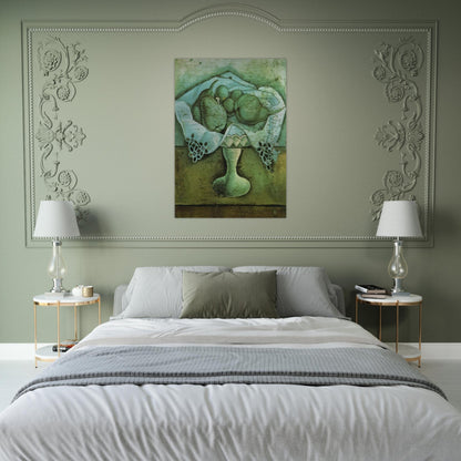 STILL LIFE 6 - Salvador Dali Brushed Aluminum Print - 70x100 cm / 28x40 inches | Salvador Dali Aluminum Print | Salvador Dali Prints