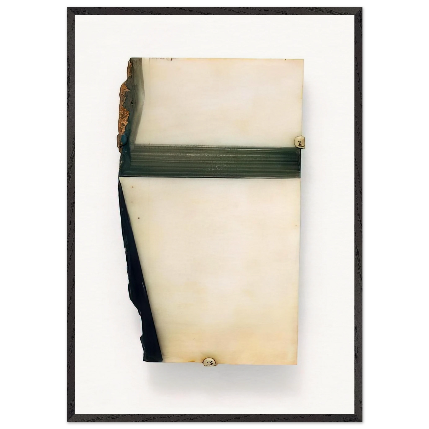 Marble 10 - 1981 - Brice Marden Framed Art Print – Black Wooden Frame - Default Title - -Framed Art Print