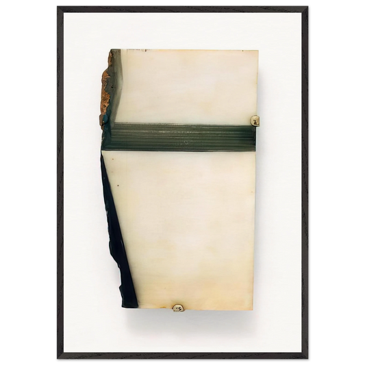 Marble 10 - 1981 - Brice Marden Framed Art Print – Black Wooden Frame - Default Title - -Framed Art Print