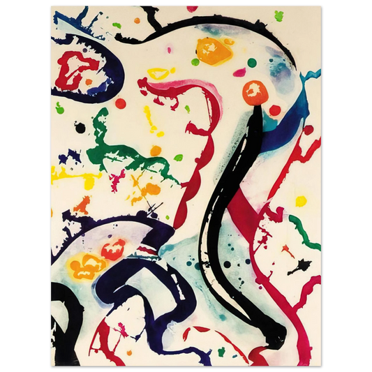 Sam Francis - Untitled  L. I112  Fine Art Poster - Default Title