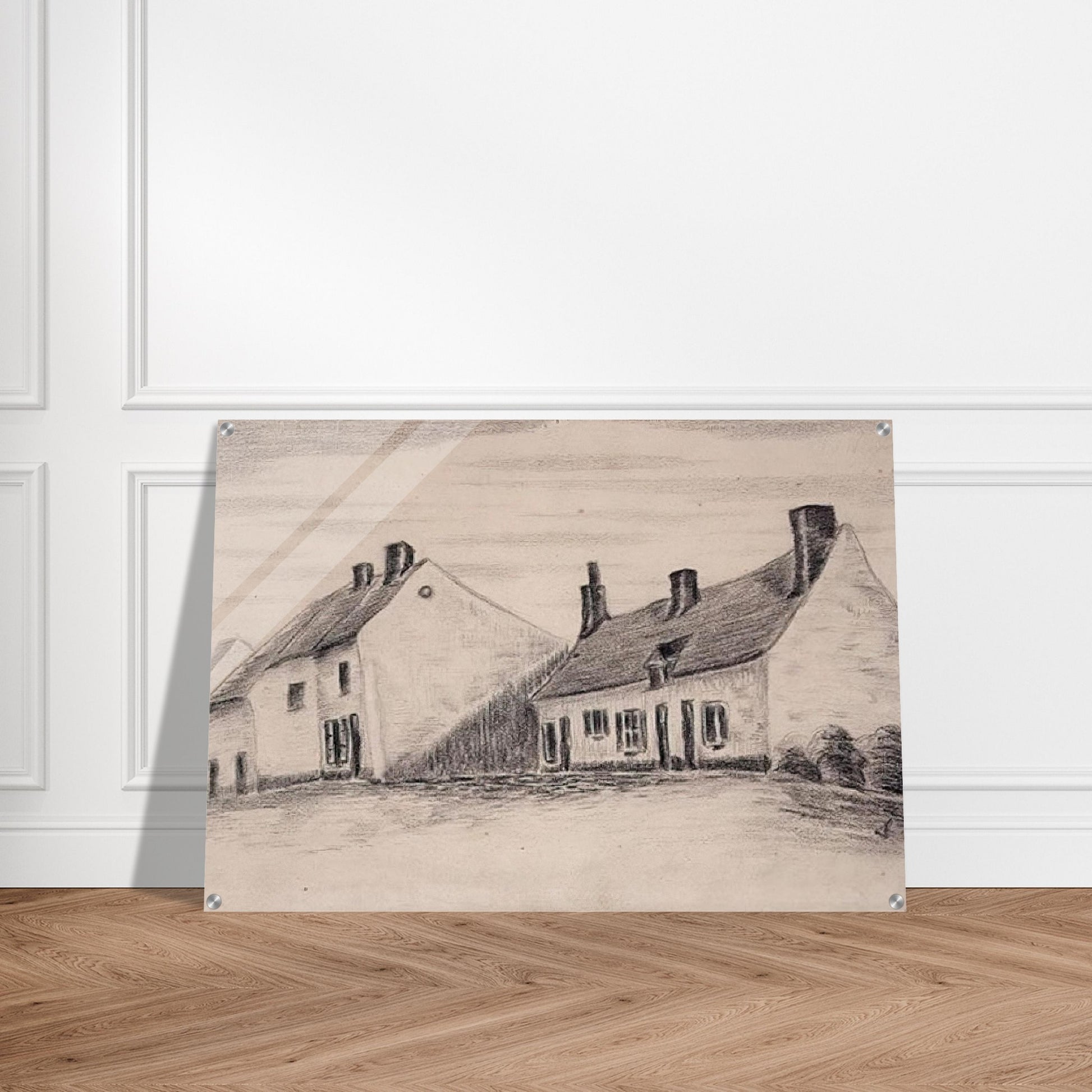 A Zandmennik house - Vincent van Gogh Acrylic Print - 70x100 cm / 28x40″ inches | Vincent van Gogh Wall Art | Vincent van Gogh Prints