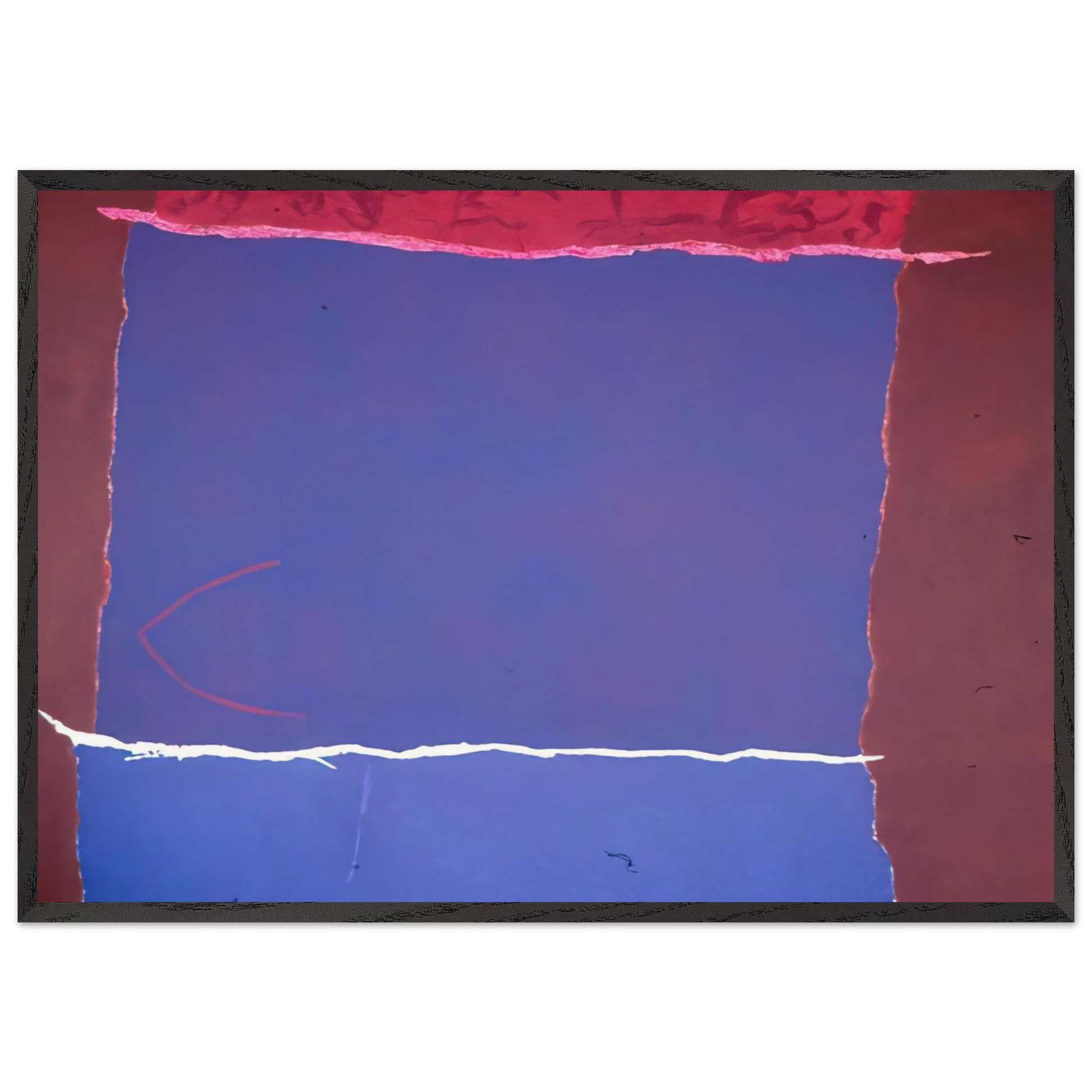 Infinity Field Lefkada Series - 1980 - Theodoros Stamos Framed Art Print – Black Wooden Frame - Default Title - -Framed Art Print