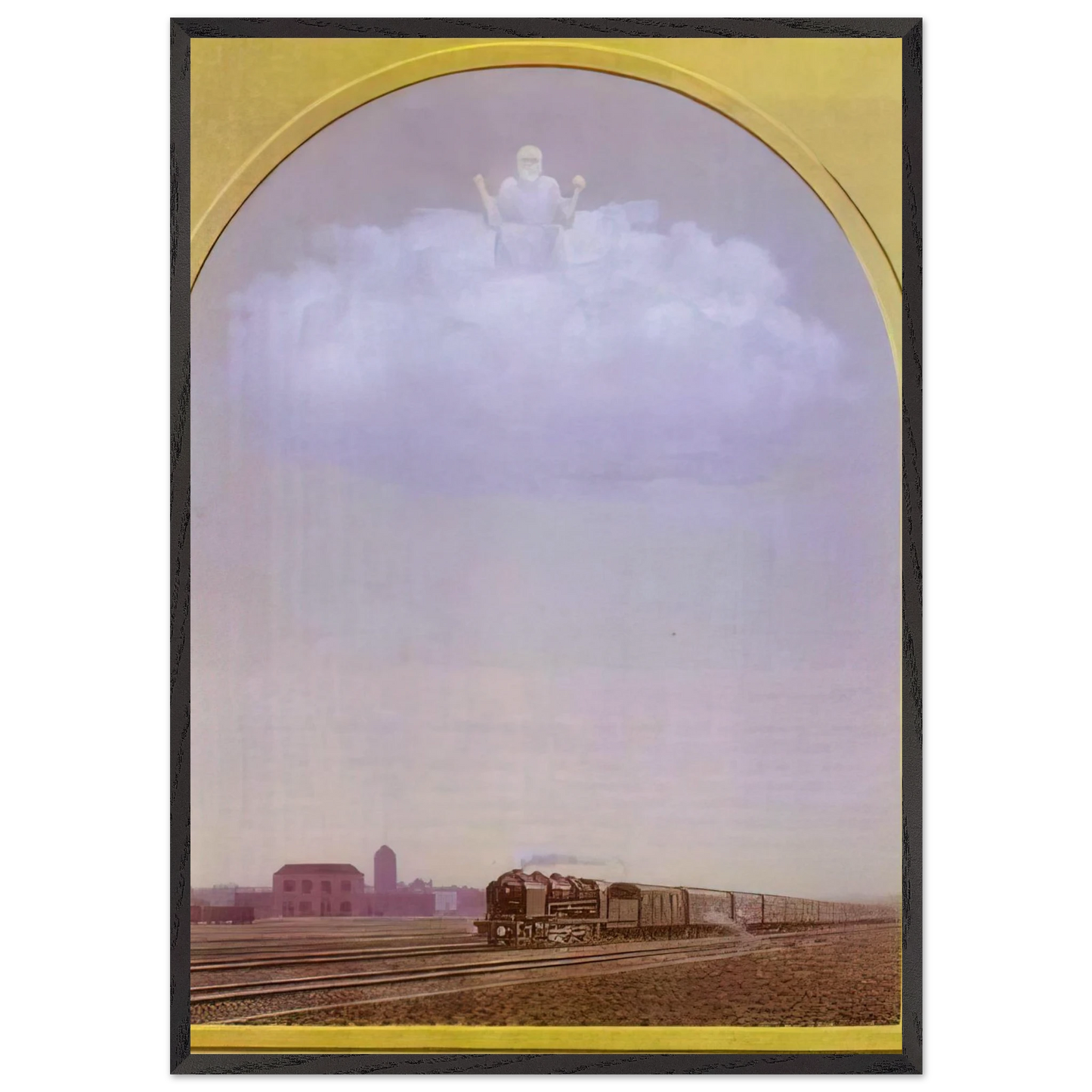 THE NIGHTINGALE 1962 - Rene Magritte Framed Art Print – Black Wooden Frame - Default Title - -Framed Art Print