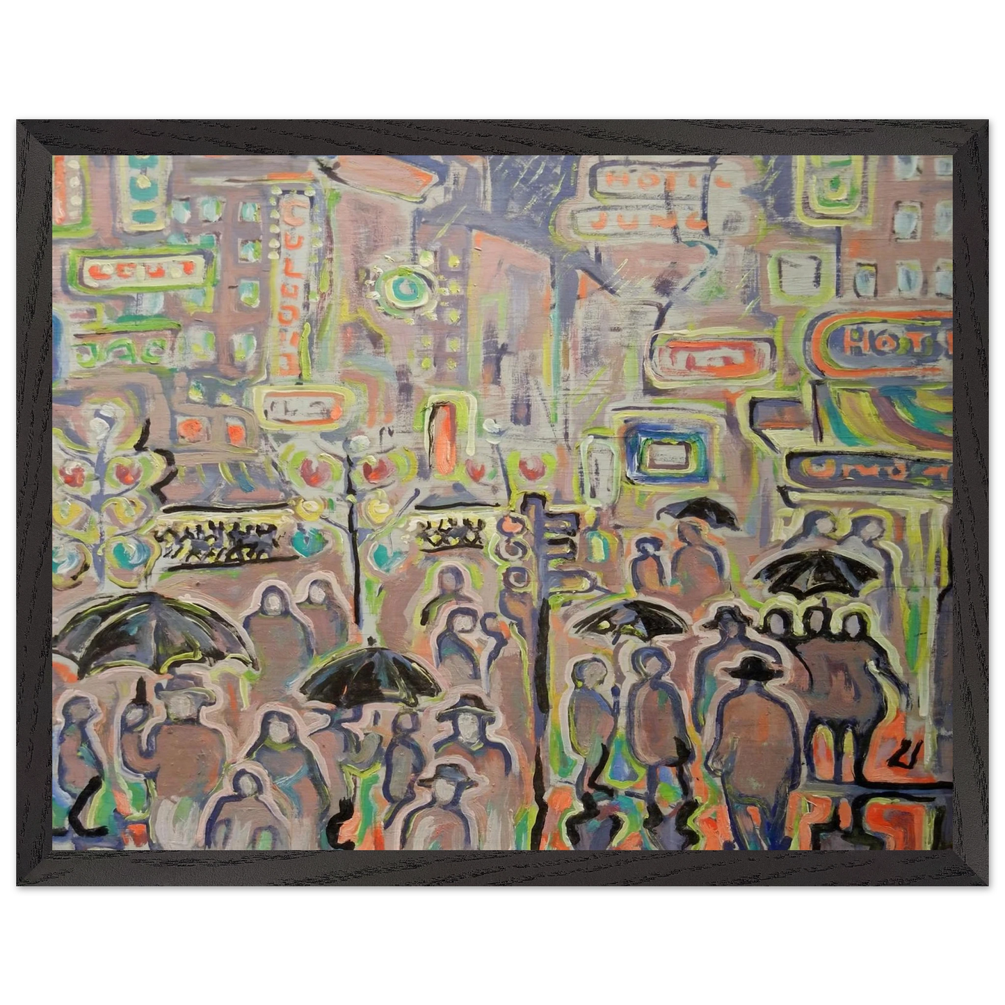Walter Inglis Anderson - Walter Anderson Wall art - 13x18 cm / 5x7 inches - Premium Wooden Framed Poster With Fine Art Paper - Black frame