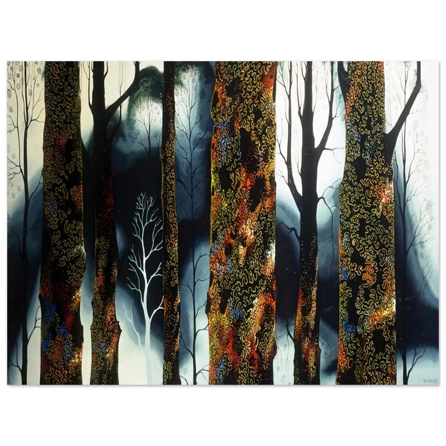 Eyvind Earle - Jewel Trees Fine Art Poster - Default Title