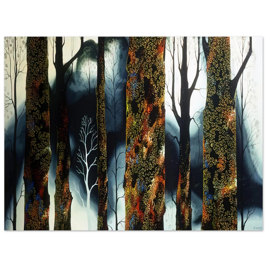 Eyvind Earle - Jewel Trees Fine Art Poster - Default Title