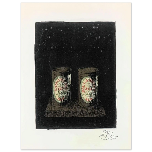 Jasper Johns - ALE CANS 1964 1 Fine Art Poster - Default Title