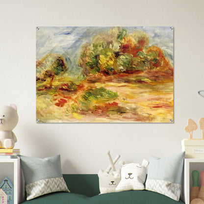 Cagnes Landscape - Pierre-Auguste Renoir Acrylic Print - 70x100 cm / 28x40″ inches