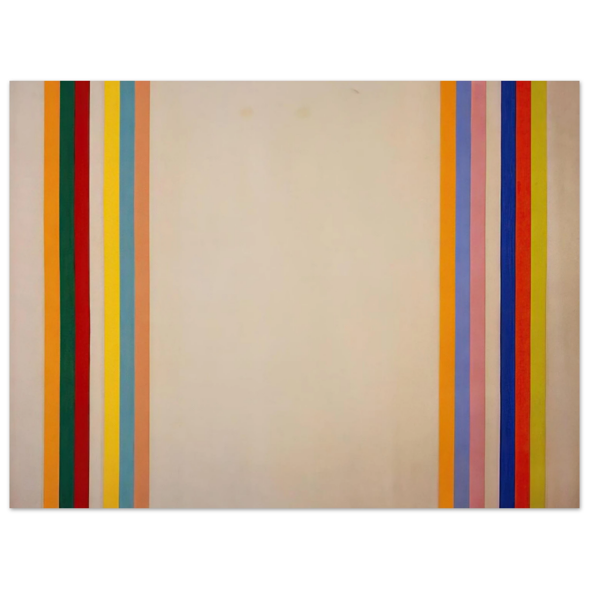 Gene Davis - Homage to Matisse - 1960 Fine Art Poster - Default Title