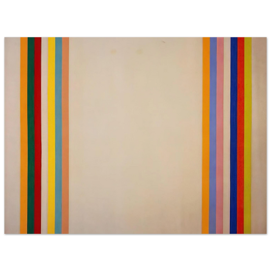 Gene Davis - Homage to Matisse - 1960 Fine Art Poster - Default Title
