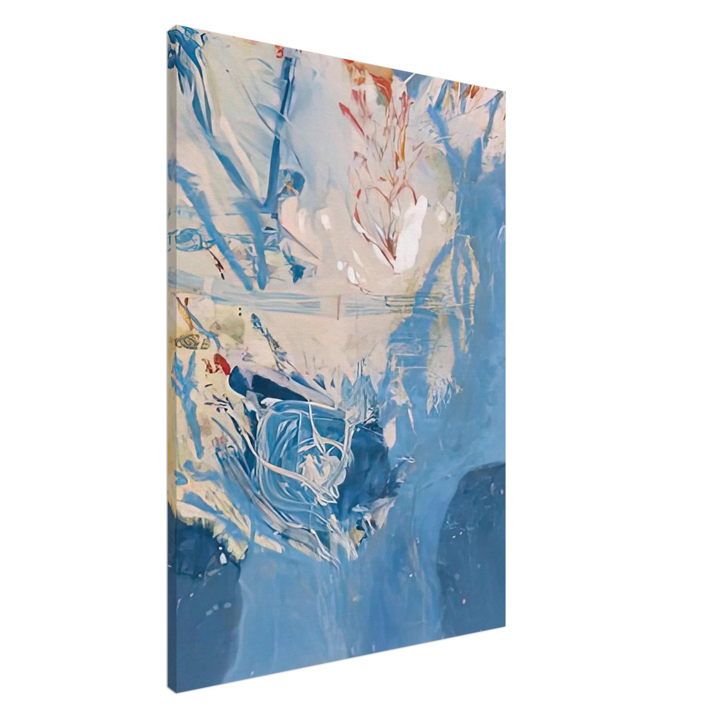 Helen Frankenthaler - Blue Territory, 1955- Wall Art - 30x40 cm / 12x16 inches - Fine Art Poster - -