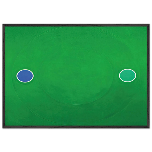 Green Melt - 1966 - Thomas Downing Framed Art Print – Black Wooden Frame - Default Title - -Framed Art Print