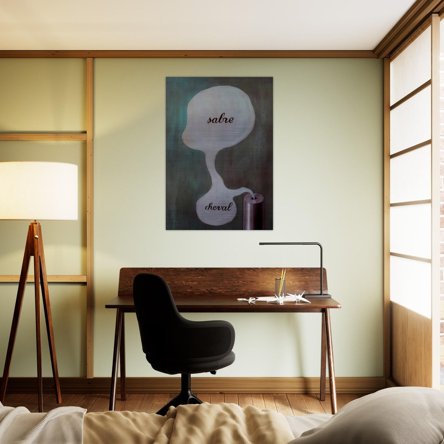 THE TREE OF KNOWLEDGE 1929 - Rene Magritte Brushed Aluminum Print - 70x100 cm / 28x40 inches | Rene Magritte Aluminum Print | Rene Magritte Prints