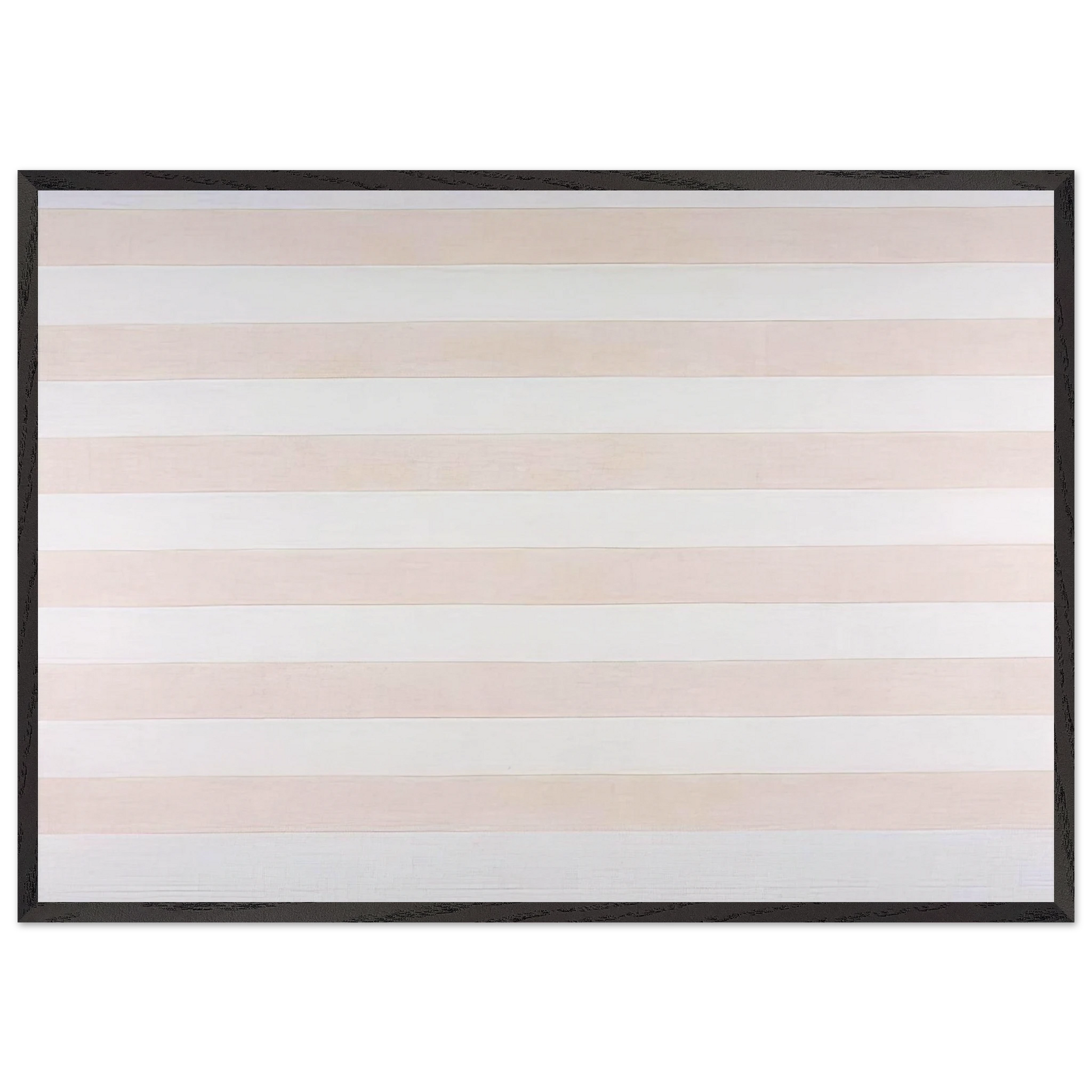 Happy Holiday - Agnes Martin Framed Art Print – Black Wooden Frame - Default Title - -Framed Art Print