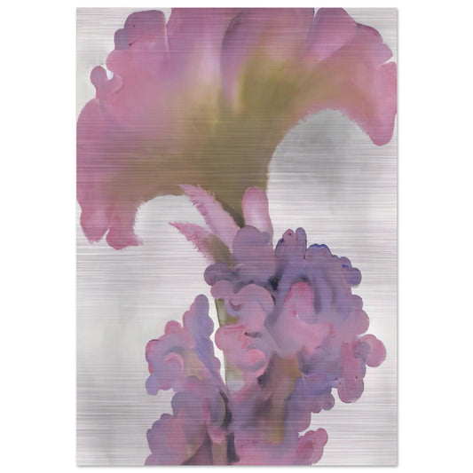 Coxcomb - Georgia O'Keeffe Brushed Aluminum Print - 70x100 cm / 28x40 inches | Georgia O'Keeffe Aluminum Print | Georgia O'Keeffe Prints