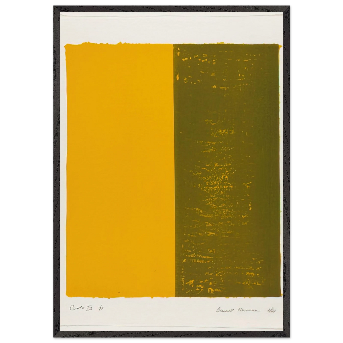 Canto XIII - Barnett Newman Framed Art Print – Black Wooden Frame - Default Title - -Framed Art Print