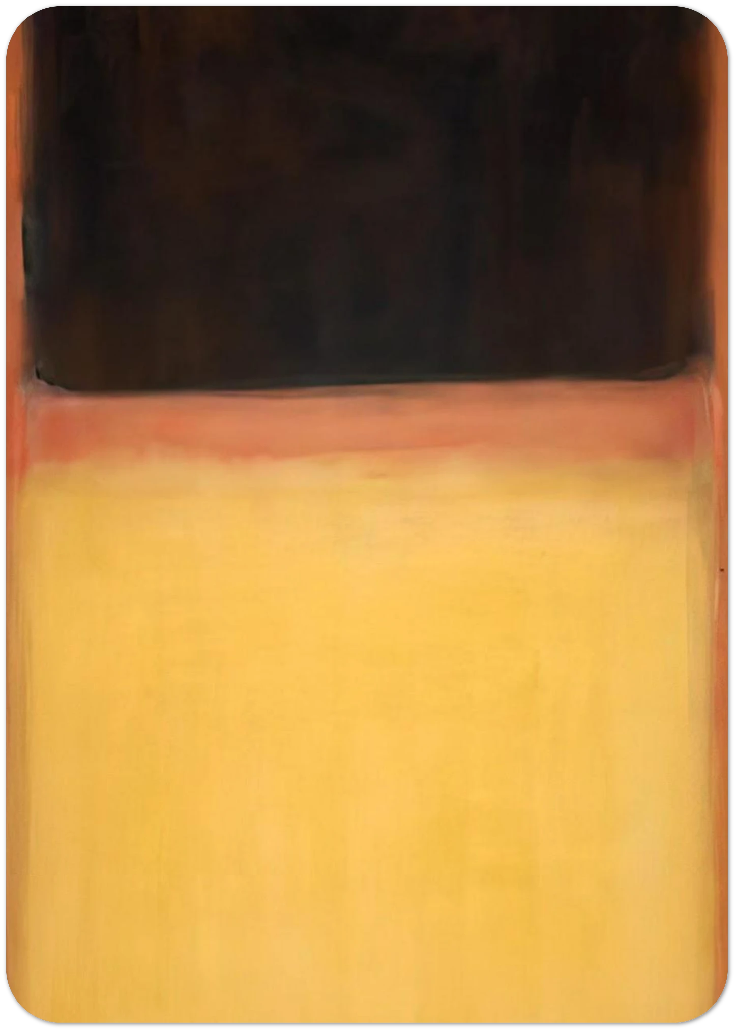 No.9 Dark over Light Earth - 1954 By Mark Rothko Pack of 10 Post Cards | Mark Rothko Post Cards | A6 (10.5 x 14.8 cm) - 4.1 x 5.8 inches