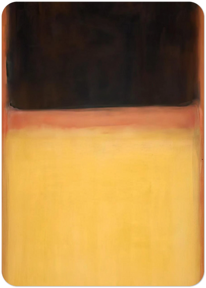 No.9 Dark over Light Earth - 1954 By Mark Rothko Pack of 10 Post Cards | Mark Rothko Post Cards | A6 (10.5 x 14.8 cm) - 4.1 x 5.8 inches
