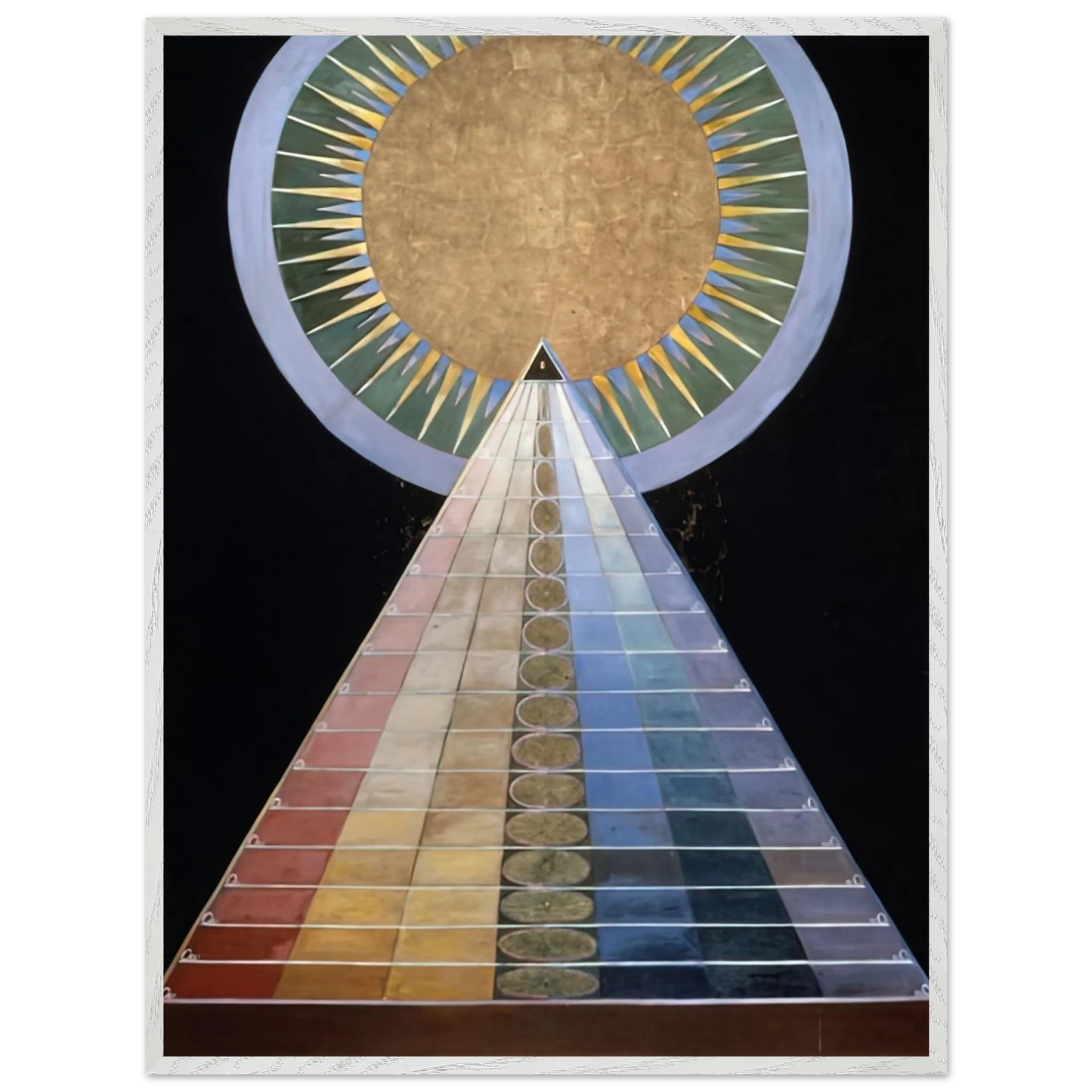 Hilma af Klint - ALTAR PAINTING 1915 Wall art - 28x43  cm / XL (11x17 Inches) - Fine Art Poster - -
