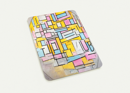 Composition with Oval in Color Planes II By Piet Mondrian Pack of 10 Post Cards | Piet Mondrian Post Cards | A6 (10.5 x 14.8 cm) - 4.1 x 5.8 inches