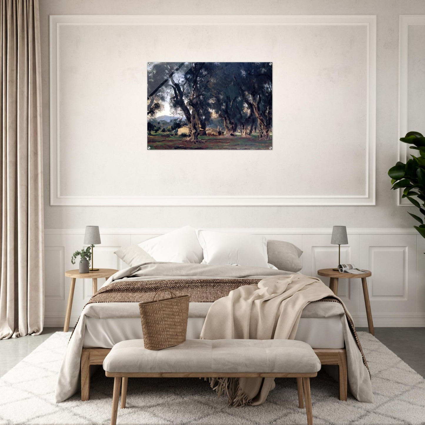 Olive Trees at Corfu - John Singer Sargent Acrylic Print - 70x100 cm / 28x40″ inches