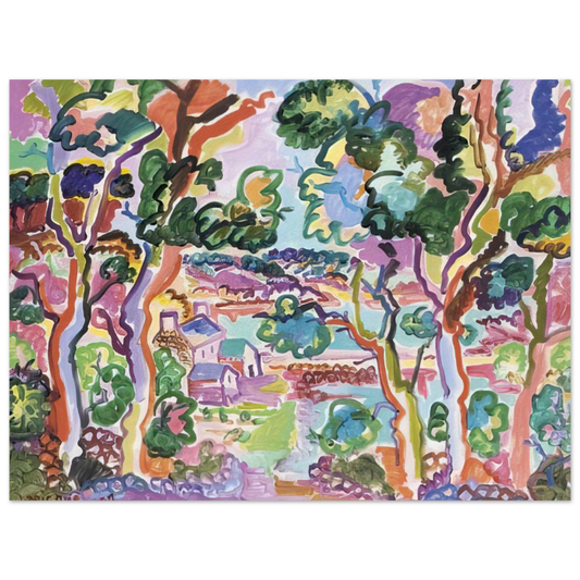 Charles Lapicque - Paysage - Fauvism Fine Art Poster - Default Title