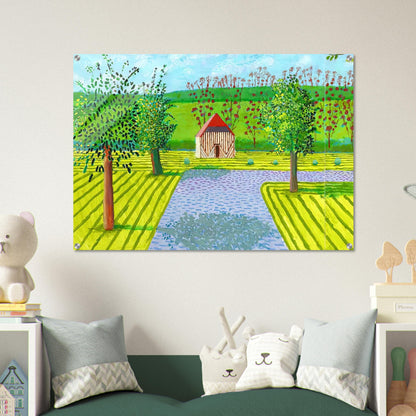 David Hockney - David Hockney Acrylic Print - 70x100 cm / 28x40″ inches | David Hockney Art | Artwork by David Hockney