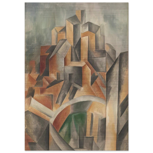 The Reservoir, Horta de Ebro - Pablo Picasso Brushed Aluminum Print - 70x100 cm / 28x40 inches | Pablo Picasso Aluminum Print | Pablo Picasso Prints