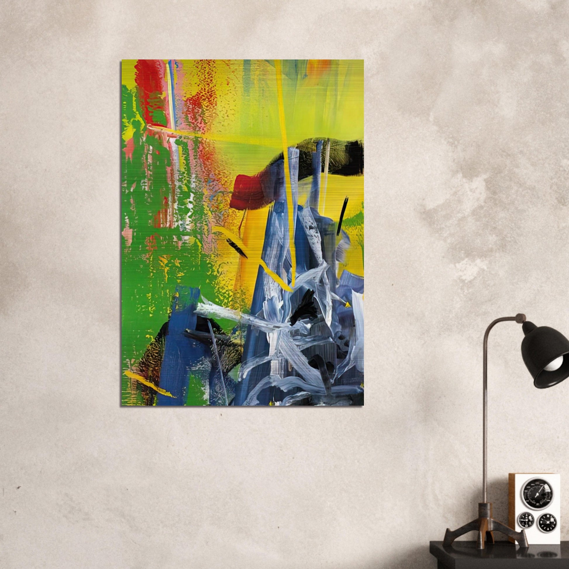 KORN - Gerhard Richter Brushed Aluminum Print - 70x100 cm / 28x40 inches | Gerhard Richter Aluminum Print | Gerhard Richter Prints