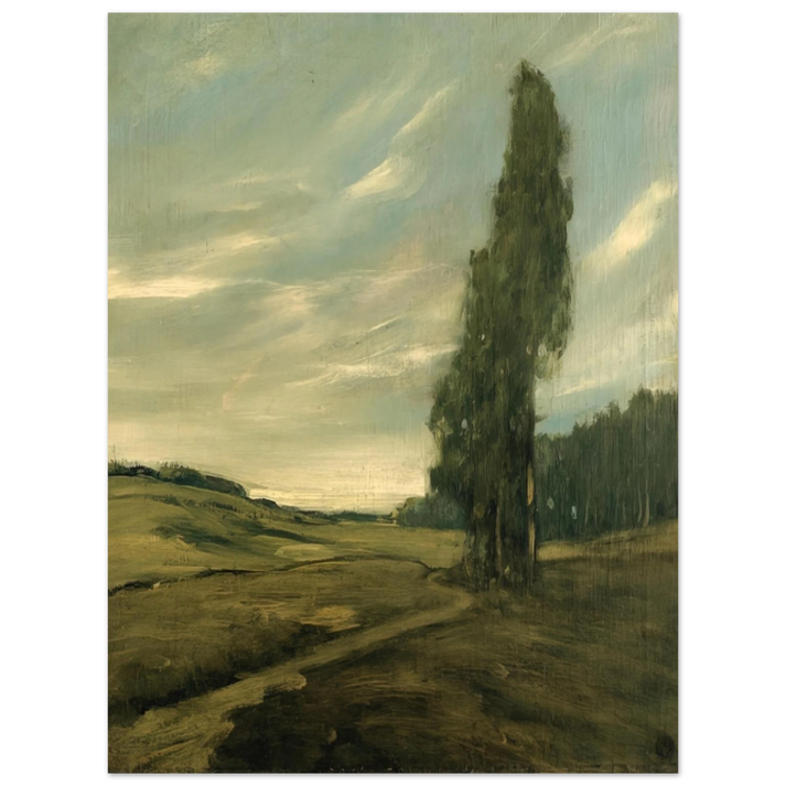 Xavier Martinez - Contra Costa Landscape - Tonalism  75x100 cm / 30x40inches Fine Art Poster