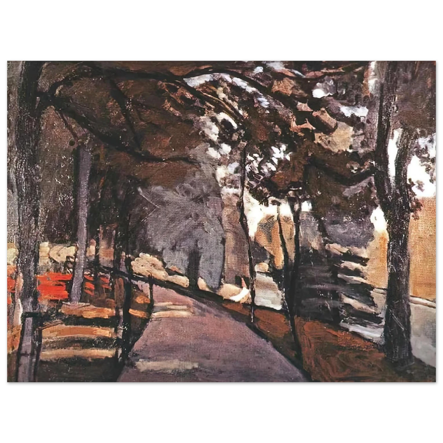Henri Matisse - THE PATH IN THE BOIS DE BOULOGNE 1903 Fine Art Poster - Default Title