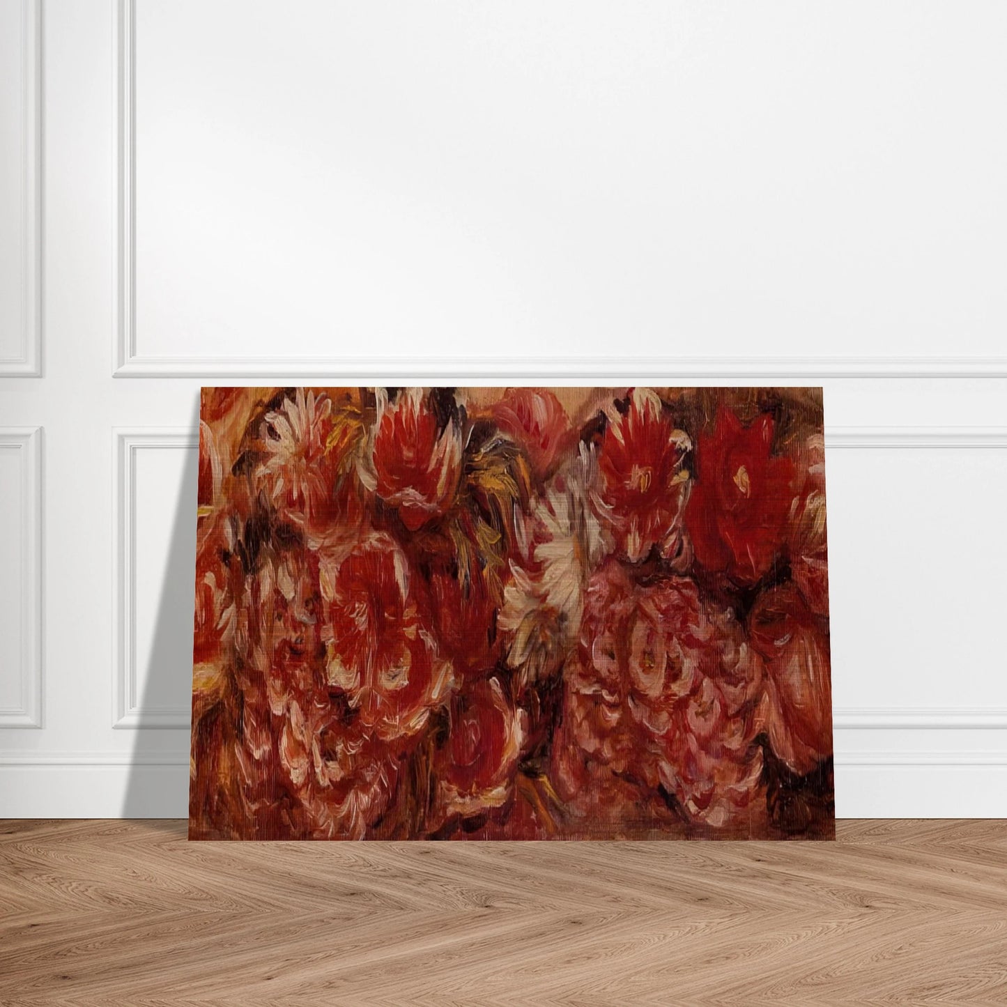 Floral Headband - Pierre-Auguste Renoir Brushed Aluminum Print - 70x100 cm / 28x40 inches | Pierre-Auguste Renoir Aluminum Print | Pierre-Auguste Renoir Prints