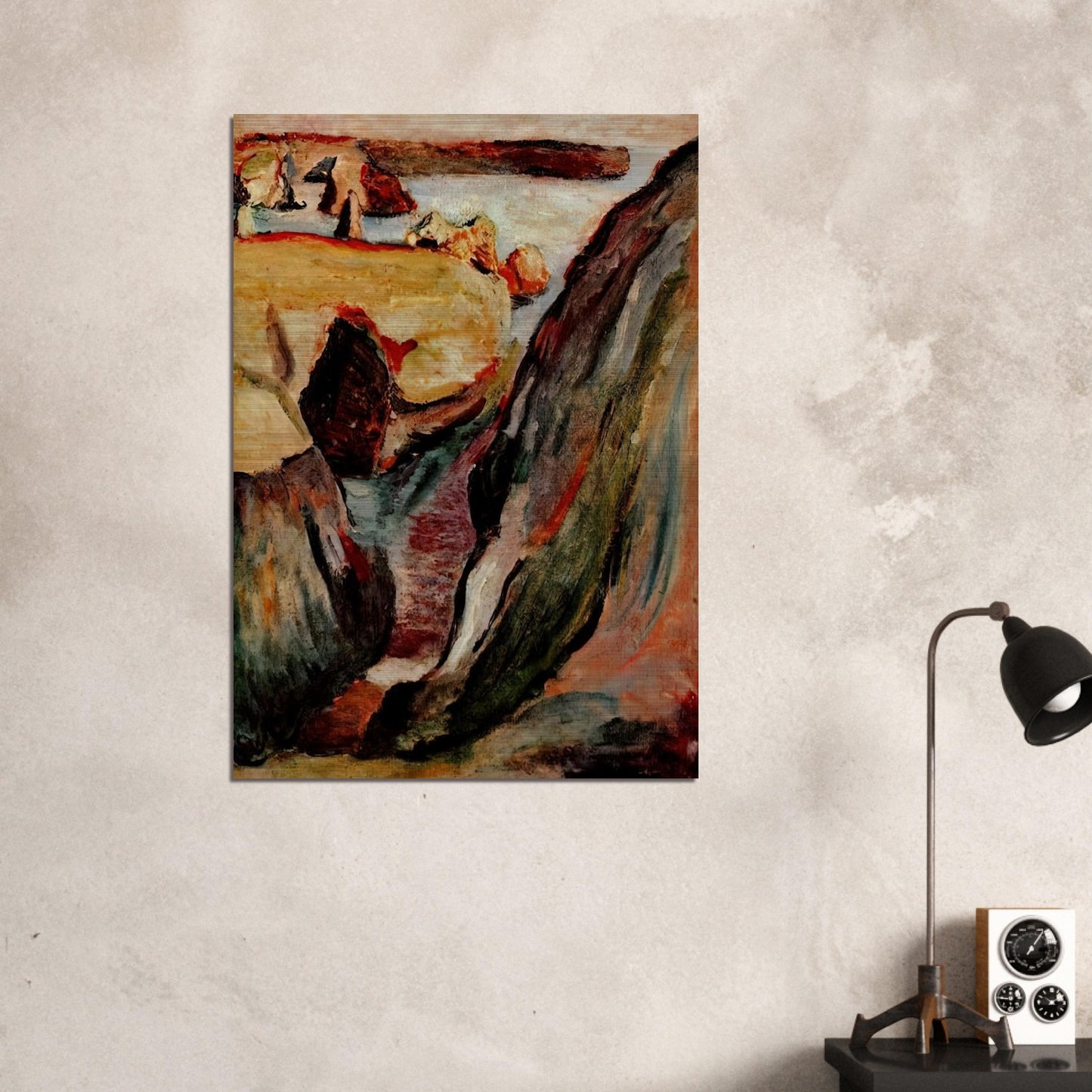 ROCHERS A BELLE ILE 1896 - Henri Matisse Brushed Aluminum Print - 70x100 cm / 28x40 inches | Henri Matisse Aluminum Print | Henri Matisse Prints