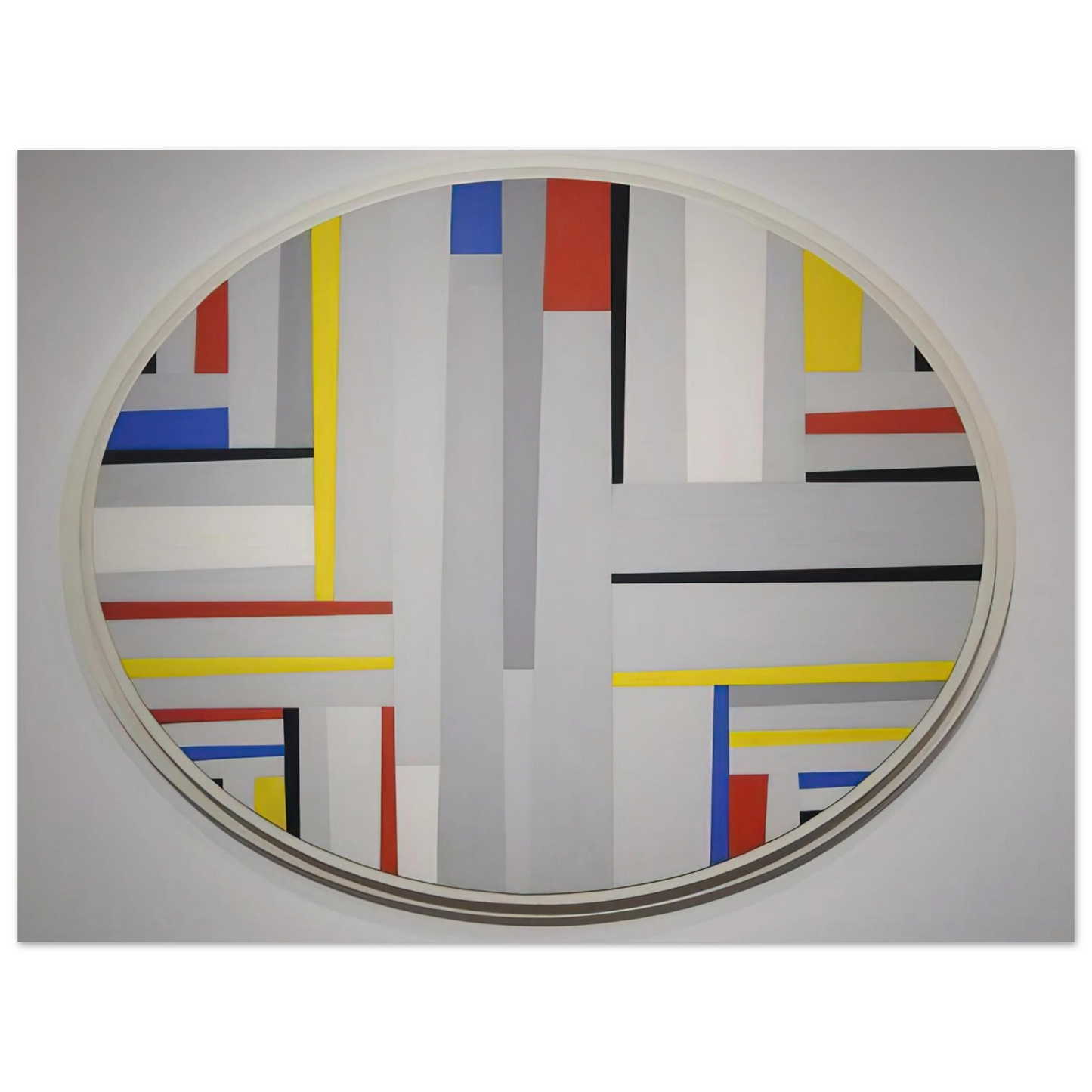 Fritz Glarner - Relational Painting, Tondo - Neoplasticism Fine Art Poster - Default Title