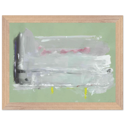 Helen Frankenthaler - Untitled - 1984 Wall art - 30x45 cm / 12x18 inches - Premium Wooden Framed Poster With Fine Art Paper-canvas - Wood frame