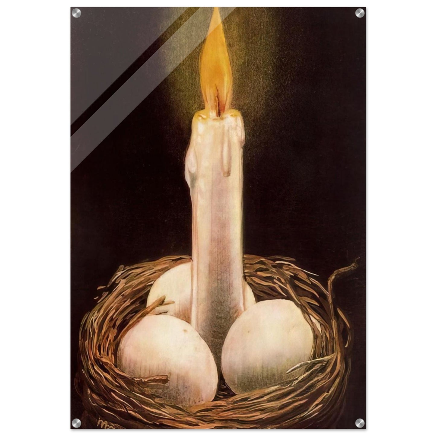 THE IMAGINATIVE FACULTY 1948 - Rene Magritte Acrylic Print - 70x100 cm / 28x40″ inches | Rene Magritte Wall Art | Rene Magritte Prints