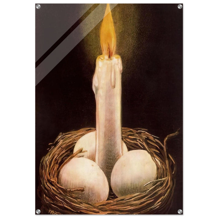 THE IMAGINATIVE FACULTY 1948 - Rene Magritte Acrylic Print - 70x100 cm / 28x40″ inches | Rene Magritte Wall Art | Rene Magritte Prints