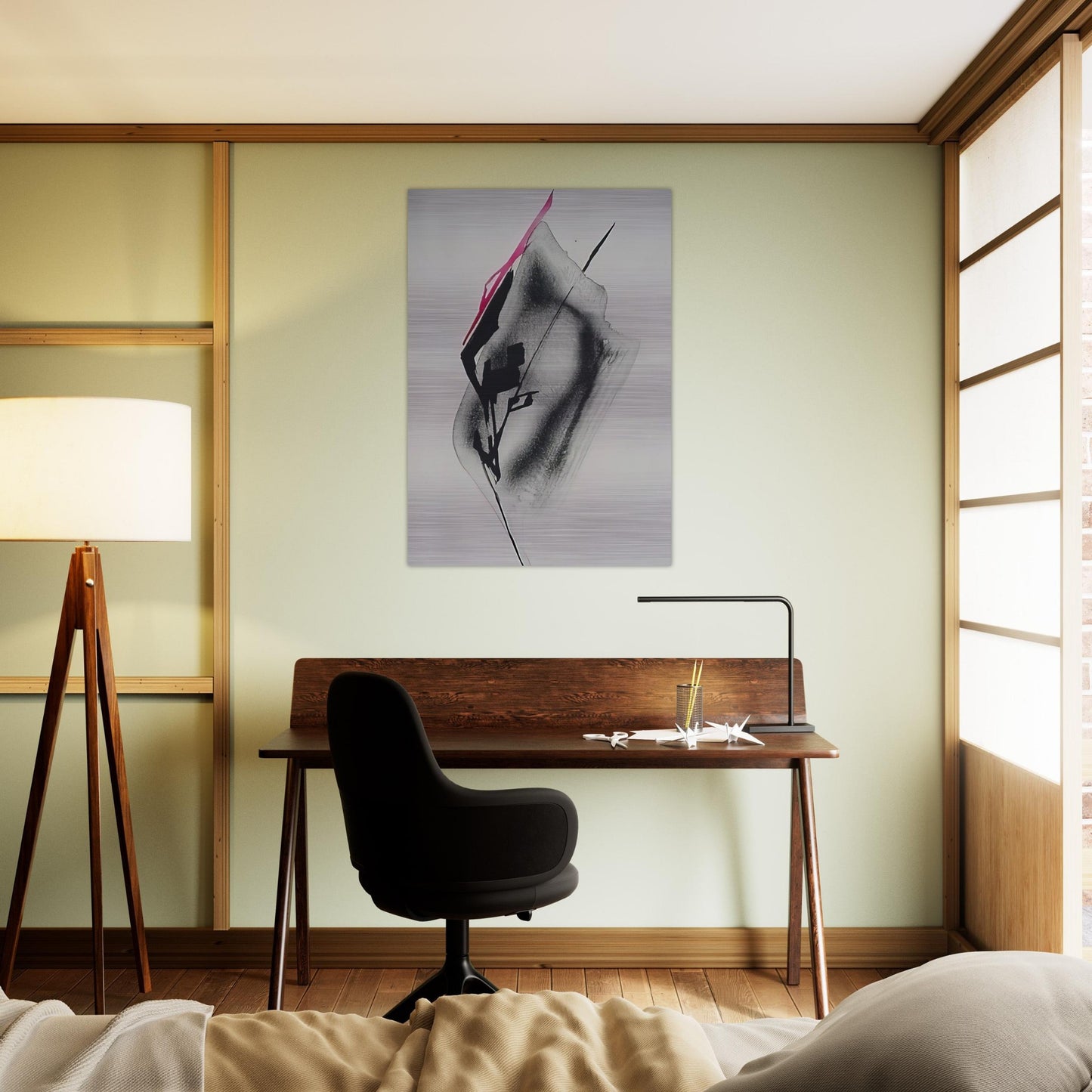Transparent Shadow - Abstract Expressionism - Toko Shinoda Brushed Aluminum Print - 70x100 cm / 28x40 inches | Toko Shinoda Aluminum Print | Toko Shinoda Prints