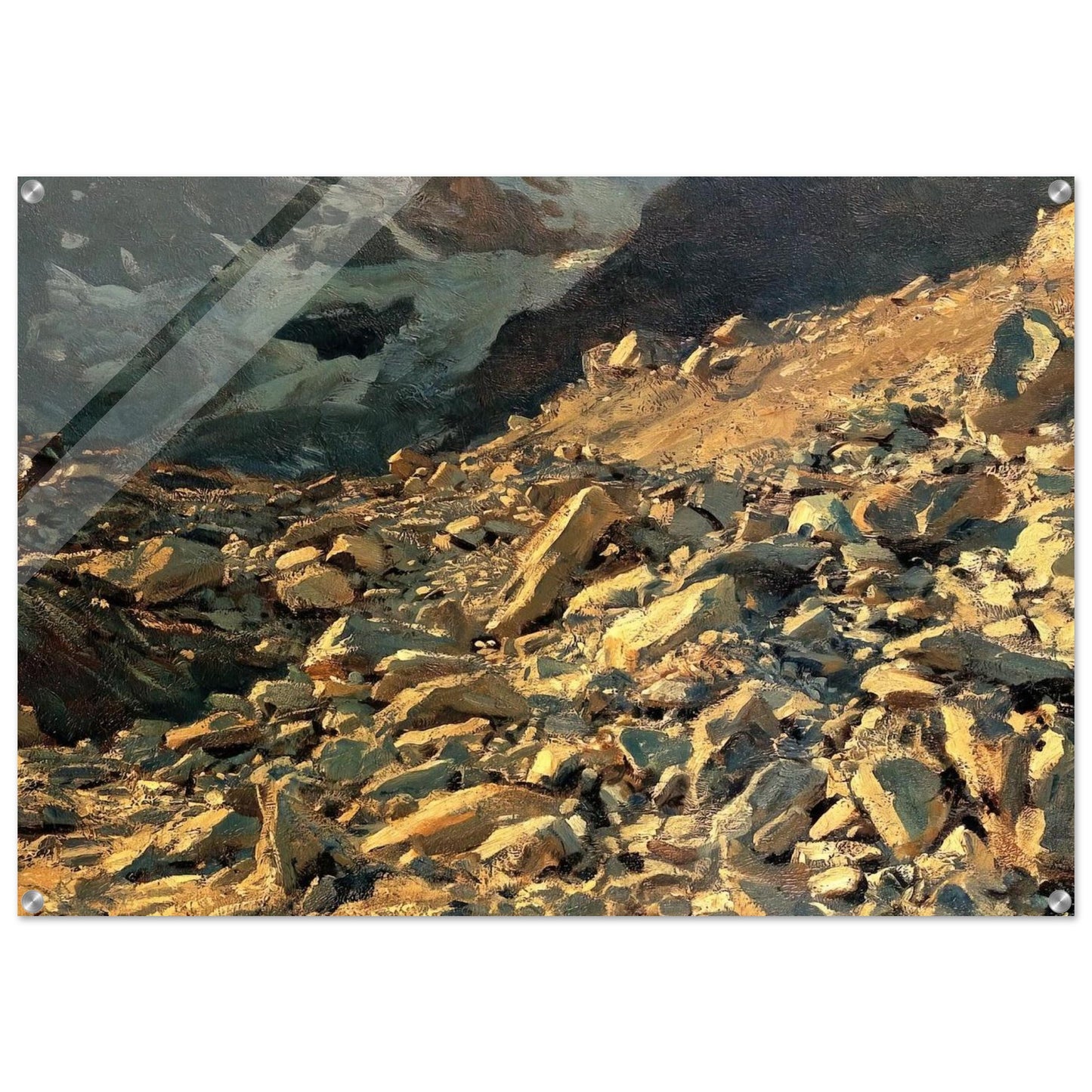 Moraine - John Singer Sargent Acrylic Print - 70x100 cm / 28x40″ inches
