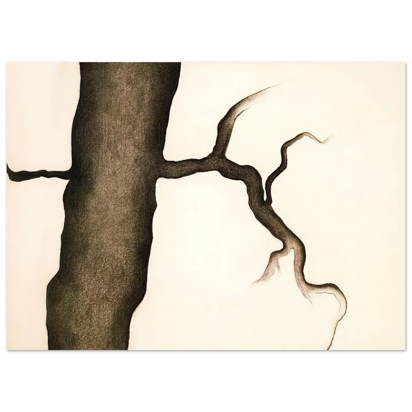 Georgia O'Keeffe - Drawing III Fine Art Poster - 75x100 cm / 30x40 inches